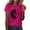 Hot Pink, variant on Shirts for Women Short Sleeve Shirts for Women t shirts for women loose fit womens summer tops women blouses Sunflower T Shirt Blouse Tops Girl Short Sleeve Graphic Tees Dark Gray S