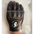thumbnail image 4 of ICON Retro Time-Guantes De Cuero Real Para Motocicleta , Impermeables , Cruz , Neutros Equitación, 4 of 4