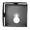 thumbnail image 2 of 2 Pcs Square Slot Cutter Oscillating Multi-Tool to Cut-in Single Gang Wall Boxes,Outlet Cutter for Drywall,Efficient Carving Tool,Black, 2 of 5