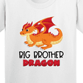 thumbnail image 4 of Inktastic Big Brother Cute Red and Orange Dragon Youth T-Shirt, 4 of 5