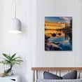 thumbnail image 4 of COMIO Stunning Lake Tahoe,Shore Colorful Sunset,Cool Wall Art Canvas Wall Art For Living Room Decor Aesthetic Vintage Posters &amp; Prints Over Bed Wall Decor Prints For Wall, 4 of 5