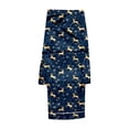 thumbnail image 6 of Razzly Matching Christmas Pajamas for Family Family Pajama Matching Sets Christmas Pj Sets Crazy Style Christmas Family Pjs with Couple Outfit Loungewear Sets Pjs for Him and Her(Dark Blue,XXL), 6 of 6