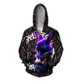 thumbnail image 3 of Ropa de otoño para hombre Sudadera con capucha informal para hombre Sudadera con capucha con cremallera Sudadera con capucha suelta Ropa Y2k Sudadera con capucha con estampado de gatito y conejito par, 3 of 5