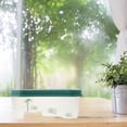 thumbnail image 3 of Raindrops Rectangular Plastic Turtle Tank With Platform For Climbing Exercise And Observation 1 Set 15.72x9.04in, 3 of 6