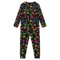 thumbnail image 3 of Renewold Softest Pajamas for Teens Boys and Girls 5Y-6Y Halloween Skin Friendly Fall Winter Sleepwear,Colorful Bats Breathable Stylish Sport Pullover Sweatsuit Loose Fit Pullover Loungewear, 3 of 5