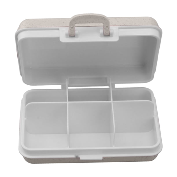 Caja Organizadora de Pastillas Pastillero Impermeable de 6 Compartimentos Envase Plástico Hermético de la Medicina para el Bolsillo ANGGREK