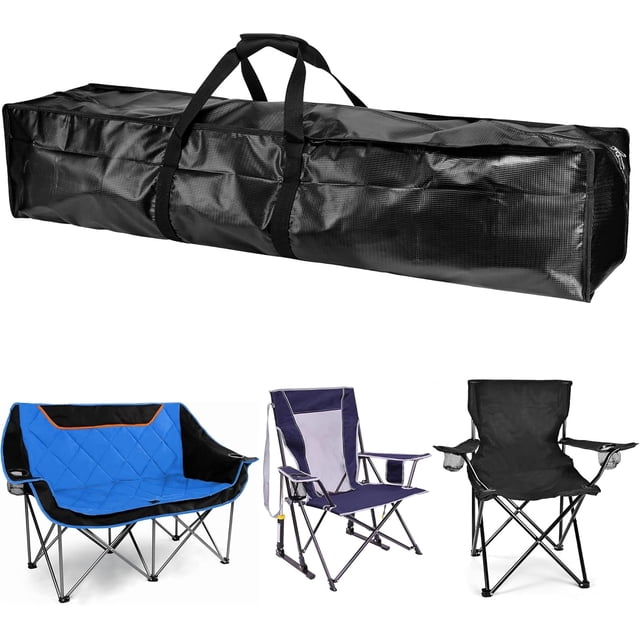 Camping Chair Replacement Bag, 47 Inch Large Folding Chair Carry Bag, Rocker Chairs, Freestyle Rocker Chair, Collapsible Double Loveseat Chair Compatible with GCI, FAIR WIND, Cascade Mountain Tech