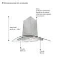 thumbnail image 2 of Tricombo para cocina SUPRA con parrilla de gas y eléctrica y campana de isla, 2 of 8