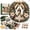 F, variant on DIY Christmas Wreath Assembly Kit,3D Fabric Poke Wreath Craft Set for Adults,Beginners,Handmade Holiday Door Wall Decor,12.6 Inch(Santa)