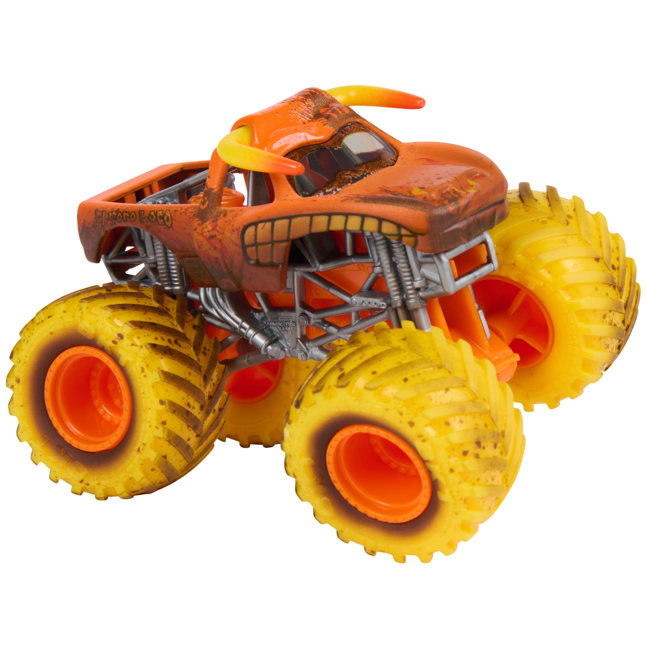 Monster Jam Mud Blasters El Toro Loco Color Change Monster Jam Truck 1:64 Die Cast Vehicle