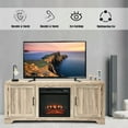 thumbnail image 4 of Gymax TV Stand Entertainment Center Console Home Media Storage W/ 2 Doors for 65" TV, 4 of 10