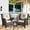 Brown/Beige, variant on Bellefurn Patio Wicker Chairs Set of 2,High Back Outdoor Rattan Patio Chairs Outdoor Conversation Set for Garden Backyard Proch Deck
