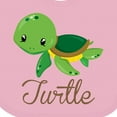 thumbnail image 4 of Inktastic Little Turtle Boys or Girls Baby Bib, 4 of 4