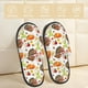 thumbnail image 2 of Fotbe Pantuflas Peludas para Mujer con Estampado, Zapatillas de Peluche, Zapatos de Invierno para Casa, Uso Interior y Exterior-Large, 2 of 8