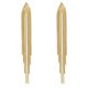 thumbnail image 1 of Pendientes con colgante de borla femenina Laklulu, pendientes de cadena de metal liso Punk plateado/dorado, joyería para dama de honor de boda, 1 of 5