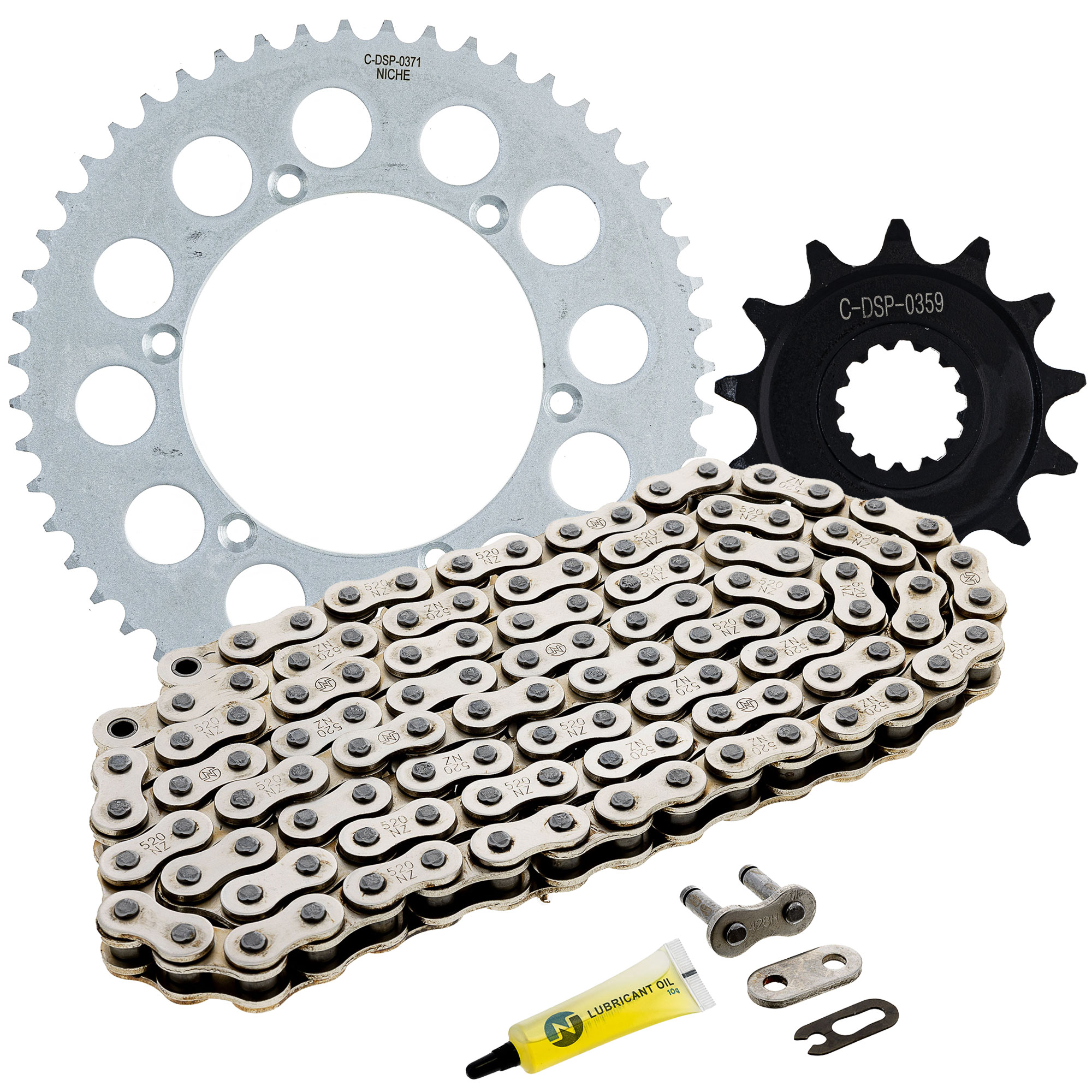 Niche Sprocket Chain Set for Kawasaki Ninja ZX6 16/48T 530