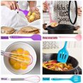 thumbnail image 5 of Utensilios de cocina Juego de utensilios de cocina antiadherentes con rejilla de plástico Juego de utensilios de cocina de silicona (Color JAMW Sencillez, 5 of 5