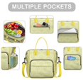 thumbnail image 2 of Insulated Lunch Bag Women, Leakproof Large Lunch Box, Reusable Lunch Cooler Bag with Adjustable Strap, Lunch Tote Bag for Work Women,Lemon Slice Lunch Tote Bags Gifts for Woman, Mom, 2 of 6