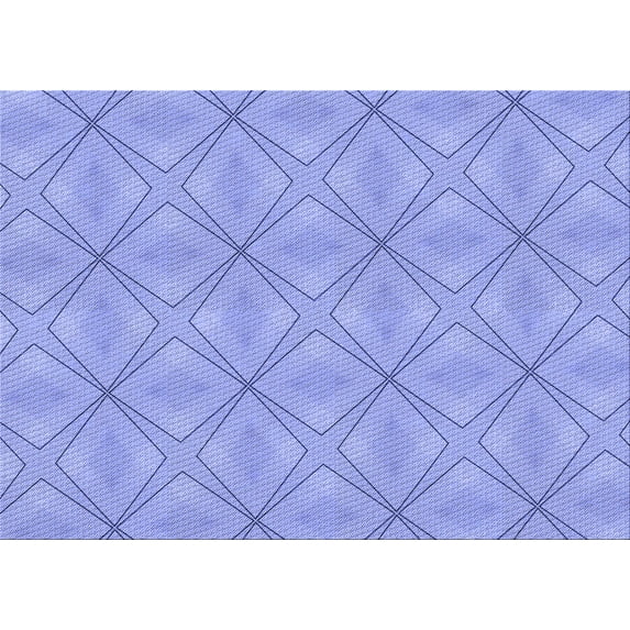 Ahgly Company Machine Washable Indoor Rectangle Transitional Light Slate Blue Area Rugs, 7' x 10'