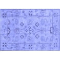 thumbnail image 1 of Ahgly Company Indoor Rectangle Persian Blue Traditional Area Rugs, 8' x 12', 1 of 4