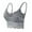 Gray, variant on Snorda Lace Bralettes for Women Bralette Padded Lace Bandeau Bra
