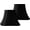 Black Faux Silk, variant on Vintage Lamp Shades Cut Corner, 8"x14"x11" Spider Medium Beige Fabric Shade for Table Lamps and Floor Lamp Replace (Set of 2),Octagonal Bell Lamp Shade Easy Assembly (Harp Not Included)