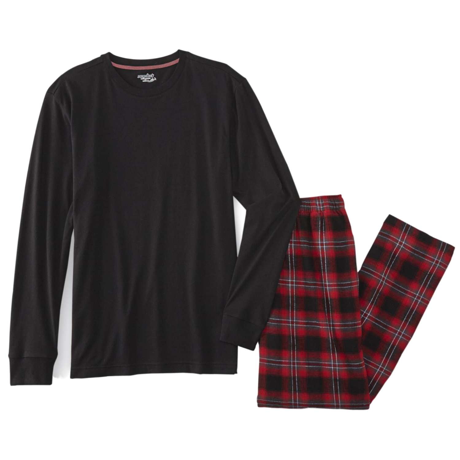 long sleeve pajama shirt mens