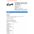 thumbnail image 2 of Front Right Upper Control Arm and Ball Joint Assembly - Compatible with 1988 - 1991 Honda CRX 1989 1990, 2 of 2