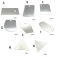thumbnail image 1 of Stainless Steel Cake Scraper Cream Icing Smoothers Teeth Edge Cakes Decorating Sugar Craft Baking Accessory Household Tools 9.5*6.8cm Type 5, 1 of 9