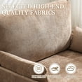 thumbnail image 3 of Homefun Convertible Sofa Bed 3in1 Foldable Sleeper Recliner Space Saving with 3 Pillows Plush Cushions for Small Spaces Study Guest Room, 3 of 9