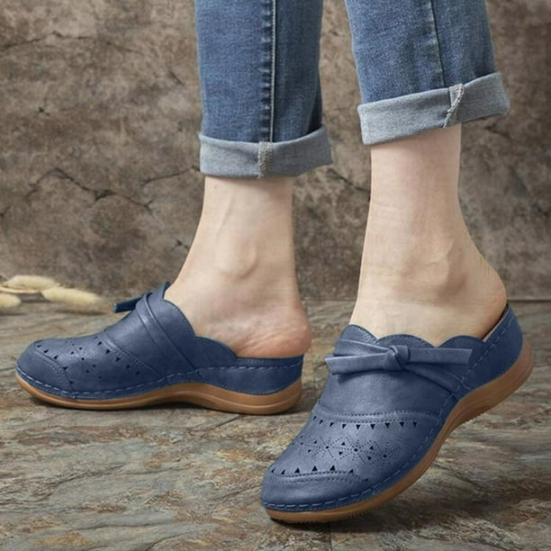 WILLBEST Sandalias Deportivas Para Mujer, Zapatos Casuales Cómodos Para Mujer, Sandalias De Cuña Recortadas Para Niñas, Sandalias De Moda Para Exteriores Con Tiras En El Tobillo