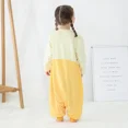 thumbnail image 2 of Saco de dormir para bebé con pies, saco de dormir con mangas largas 1-6 años amarillo L, 2 of 5