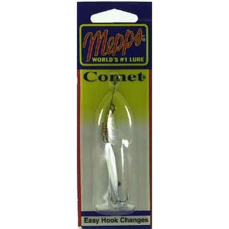 Mepps Comet Shad Mino Inline Spinner, Silver Blade, 1/6 oz 