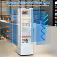 thumbnail image 5 of Acekid 278L Commercial Cake Display Refrigerator, Single-Door Merchandiser with Universal Wheels, LED Lighting, Countertop/Floor Refrigerator, 5 of 8