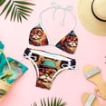thumbnail image 6 of Retro Cat Detachable Sponge Adjustable Strap Bikini Set Two-Pack - Ideal for All Seasons, 6 of 6