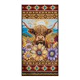 thumbnail image 2 of XYZCANDO Seat Cover Towel Sweatproof Car Seat Cover Towel for Gym Swimming Running, Car Seat Towel Cover Washable, Highland Cattle, 2 of 11
