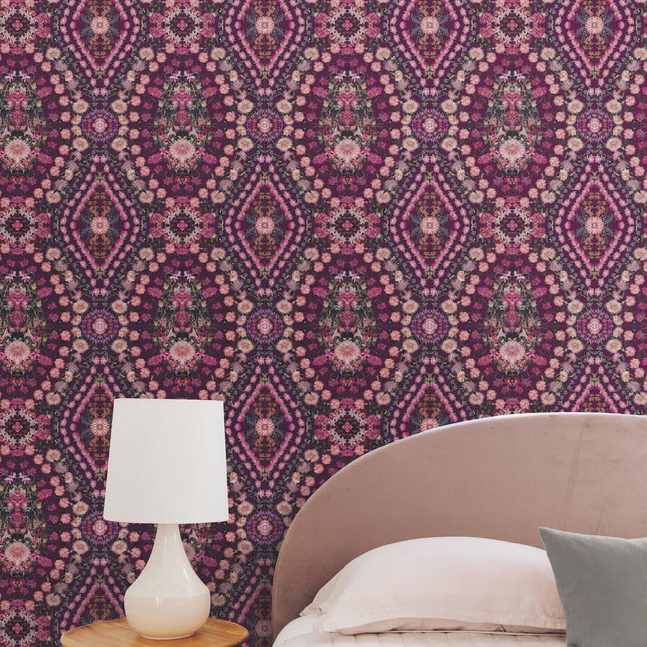 Mr. Kate Dried Flower Kaleidoscope Peel & Stick Wallpaper