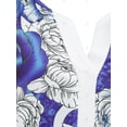 thumbnail image 4 of Camiseta Acanalada Diseño Floral Tamaño Plus Rosegal Camisetas tallas grandes, 4 of 5
