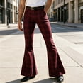 thumbnail image 2 of Venzia Men Green Plaid Flared Trousers, Vintage High Waist Bell Bottom Pants, Retro Business Casual Dress Pants, 2 of 5