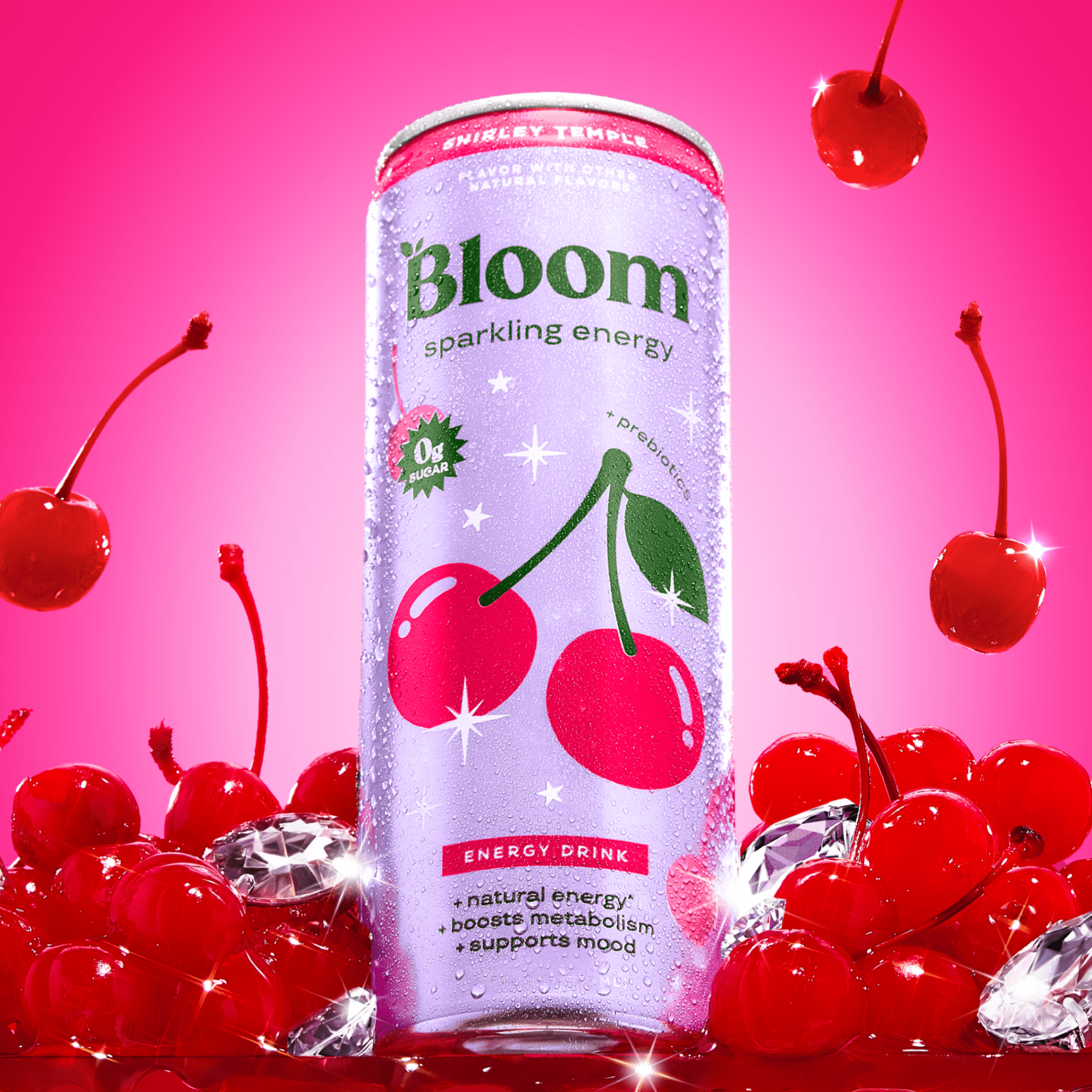 Bloom Sparkling Energy Shirley Temple 12oz