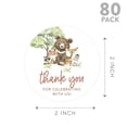 thumbnail image 5 of Koyal Wholesale Kids Party Favor Thank You For Celebrating With Us Stickers, Round Woodland Animals Birthday Stickers, 5 of 5