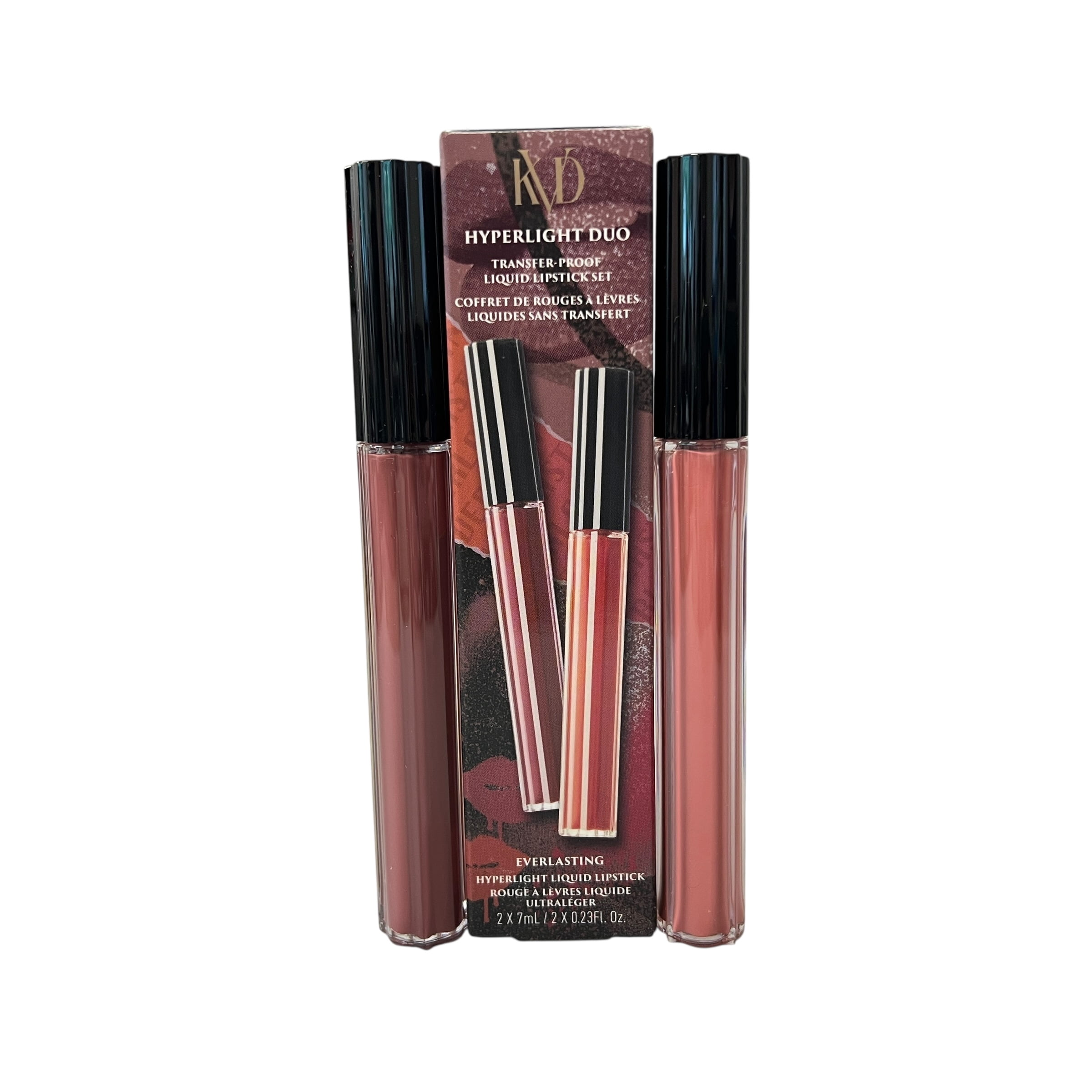 KVD Vegan Beauty Hyperlight Duo Liquid Lipstick Queen of Poisons Moth Orchid