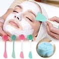 thumbnail image 4 of Beauty Tools Beauty 2 In 1 Double Ended Silicone Face Cleansing Brush And Massage Applicator For Cleaning Care Tool, 6.3×0.91 in, Pink-A, 4 of 9