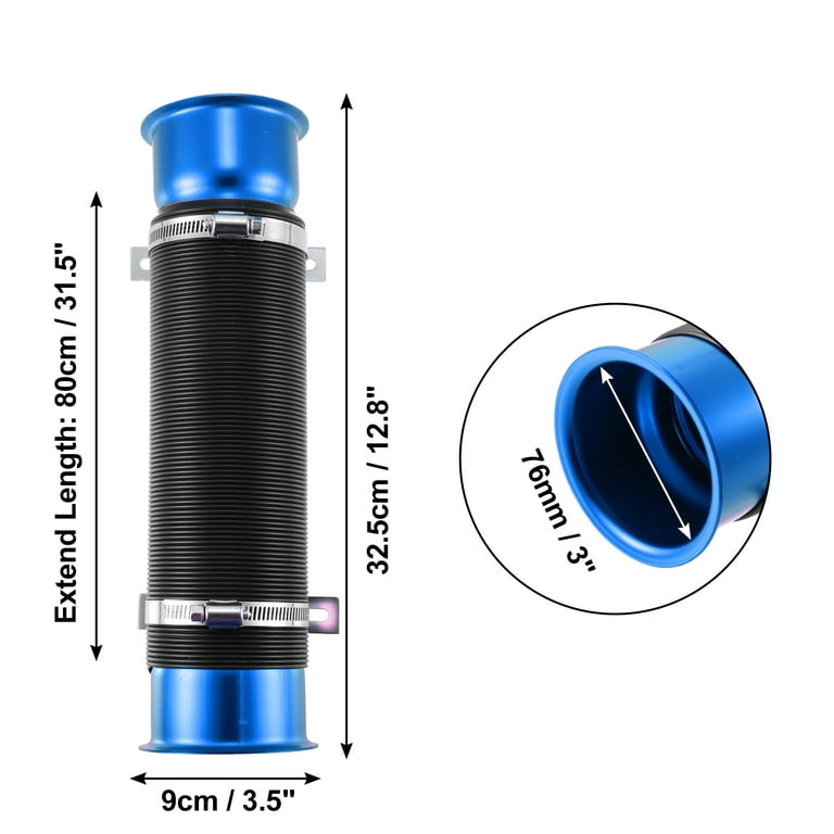 Unique Bargains 76mm 3inch Universal Car Air Duct Hose Cold