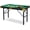 Green, variant on RACK Leo 4 Foot Folding Classic Billiard Pool Table Multi Player Game Set