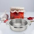 thumbnail image 2 of 2 Pcs Passoire en Acier Inoxydable Pratique Passoire Alimentaire, 2 of 9