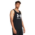 thumbnail image 1 of Camiseta sin mangas Under Armour Sportstyle Logo para hombres negra/blanca, 1 of 3