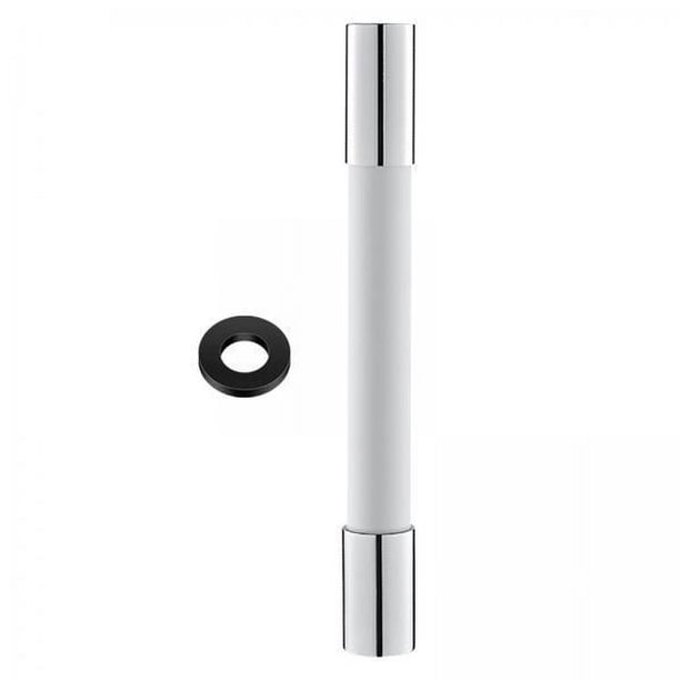 2x Tubo de Extensión de Grifo Universal, Multipropósito, Extensor de Grifo Interfaz de 4 Puntos Conector a Prueba de Salpicaduras para Fregadero Cocin 2 piezas