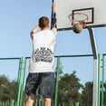 thumbnail image 5 of Naloa Not All Who Wander Are Lost2 Basketball Jersey Reversible Men's Mesh Athletic Sports Shirts Training Practice S-4XL4X-Large, 5 of 6