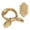 Golden, variant on TOPTIE 4PCS Gold Head Scarf, 23 Inch Square Satin Handkerchief Bandanas for Women, Sparkly Neck Scarf
